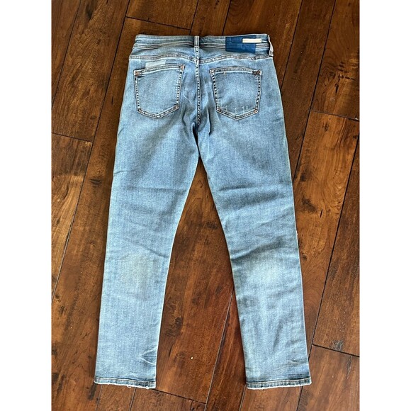Anthropologie Pilcro & The Letterpress Women's Patchwork Slim Boyfriend Jeans 26 - Picture 4 of 12
